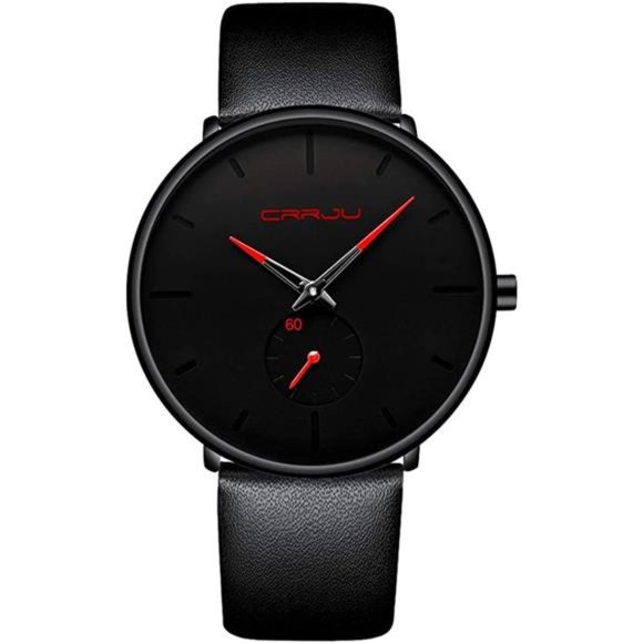 Mens Watches Ultra-Thin Minimalist Waterproof-Fashion Wrist Watch for Men Unisex - Picture 1 of 7